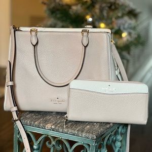♠️ Kate Spade ♠️ Rare Two-toned Combo with Wallet